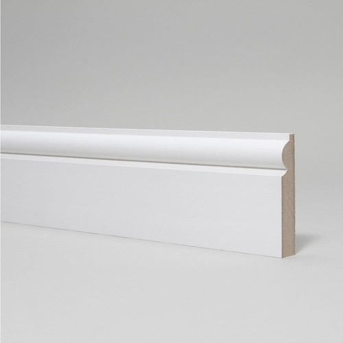 Skirting board white primed - skirting,