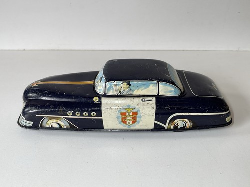 1950s tin plate - tin, highway