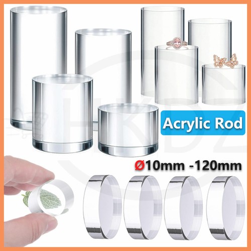 Clear acrylics rod - clear, round