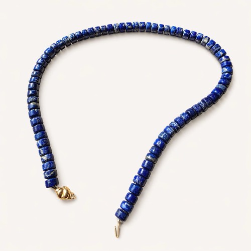 Vintage lapis lazuli necklace - lapis,