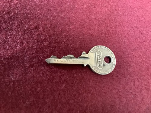 Yale key marked security dated - yale,