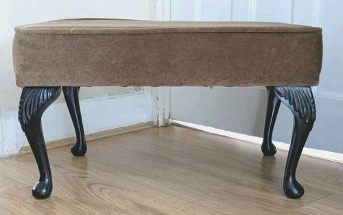 Vintage brown queen anne - vintage,