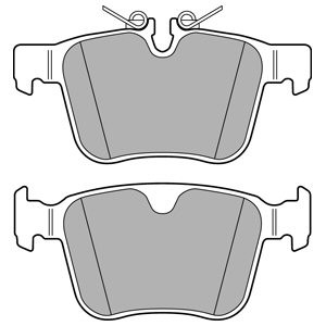 Delphi lp3167 brake pad - delphi, set
