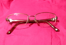 Versace semi-rimless glasses