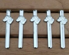 5  CHROME PLATED DOGS HEAD