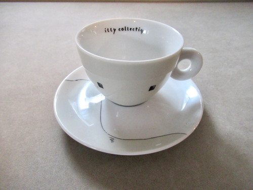 Illy cappuccino cup saucer - illy,