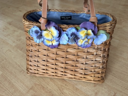 Kate spade floral wicker - spade,