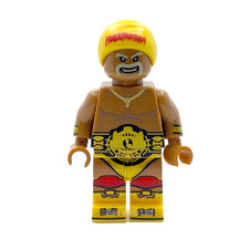 Hulk Hogan Minifigure Famous Wrestler Terry Bollea Mini Figure