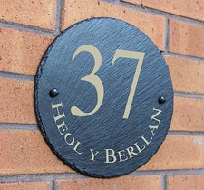 Personalised 33cm Round Slate