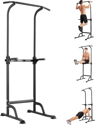Power tower dip station for - tower,