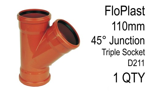 Floplast d211 110mm triple - floplast,