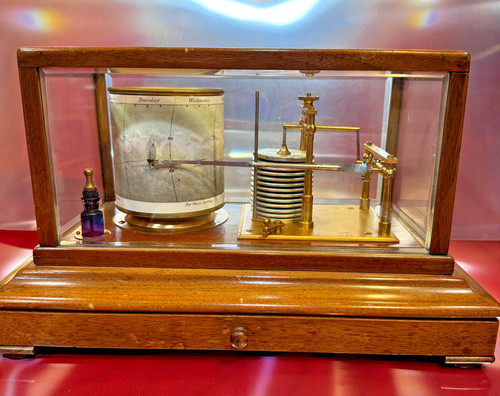 Rare short mason barograph - short,