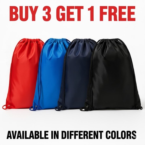 Nylon drawstring rucksack - rucksack, bag