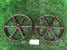 Vintage Cast Iron Wheels. (