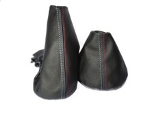 BMW Z3 Gear & Handbrake Gaiter Set 1995–2002 – Leather  / Style Stitch 13"