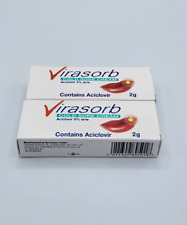 2 x Virasorb Cold Sore Cream