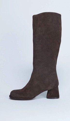 Topshop brown suede - suede, high
