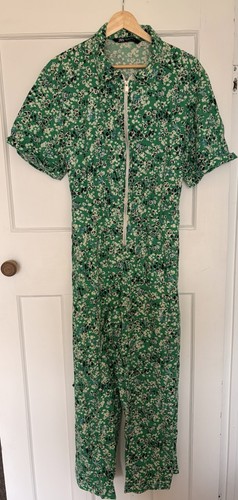 Zara green floral - green,