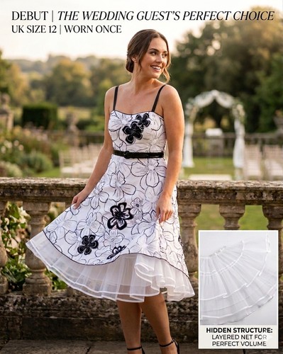 Debenhams debut 12white - debut,