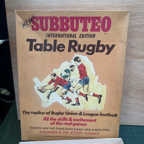 Vintage subbuteo table rugby - vintage,