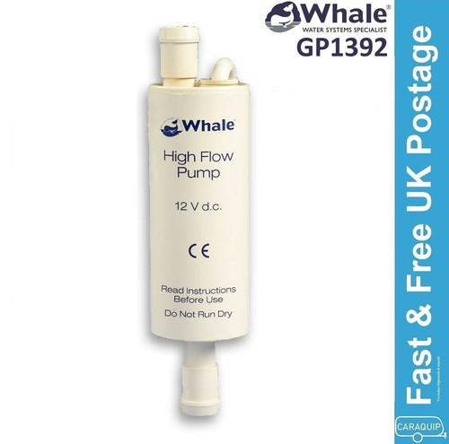 Whale 12v inline booster - booster, water