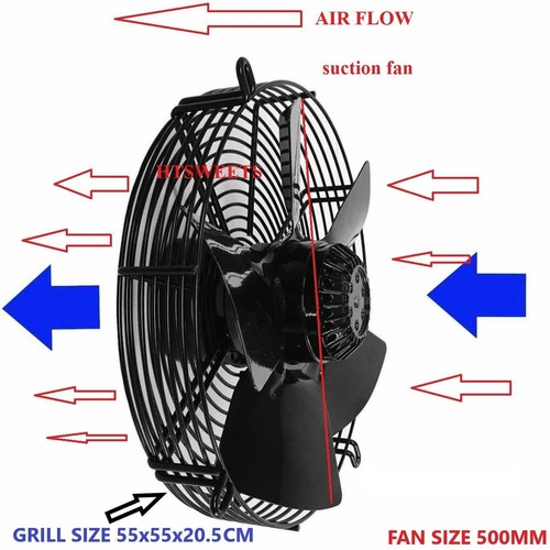 500mm industrial duct fan - industrial,