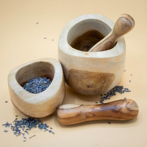 Ergo teak pestle mortar - teak, &