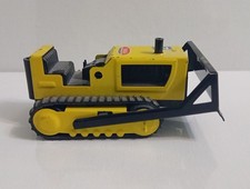 Vintage Tonka Bulldozer, Pressed Steel Scale, Original 1970's, Yellow, Retro.