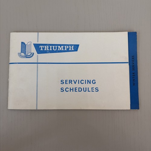 Triumph 2000 service record - 2000,