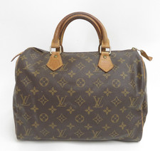 Authentic Louis Vuitton Speedy 30 Hand Bag Monogram Brown F#47718