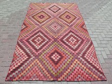 Turkish Kilim Wool Rug, Area