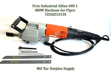 Fein Industrial AStxe 649-1 480W Hacksaw for Pipes - 72342313110