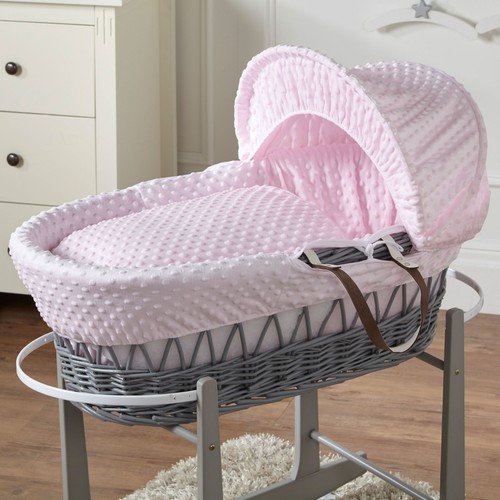 Baby moses basket pink - moses,