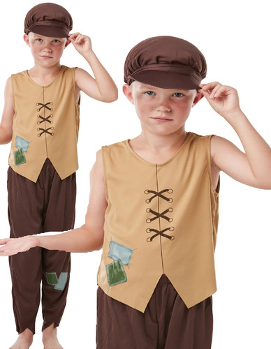 Victorian urchin costume boys - costume,