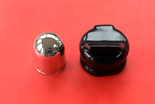Chrome plastic towball - chrome,