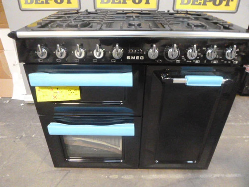 Smeg range cooker black - cooker,