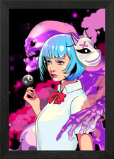 Yokai Guardian Framed Wall Art