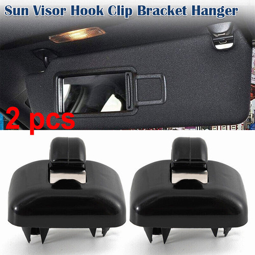 2pc sun visor - clip, hook