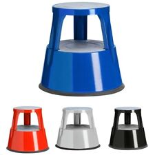 Brand New Heavy Duty Metal Kick Step Stool in RED, Black, Blue And Grey