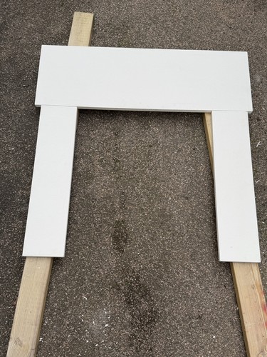 Limestone fireplace back panel - fireplace,