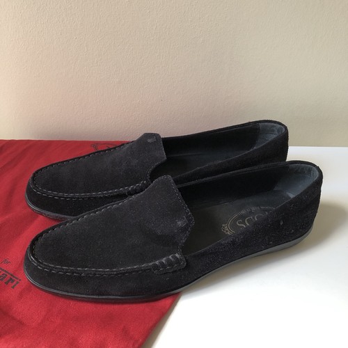 Tod womens black suede - tod’s,