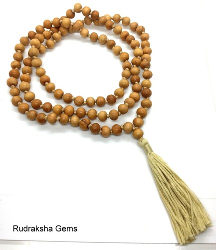 White sandalwood mala 108 - mala,