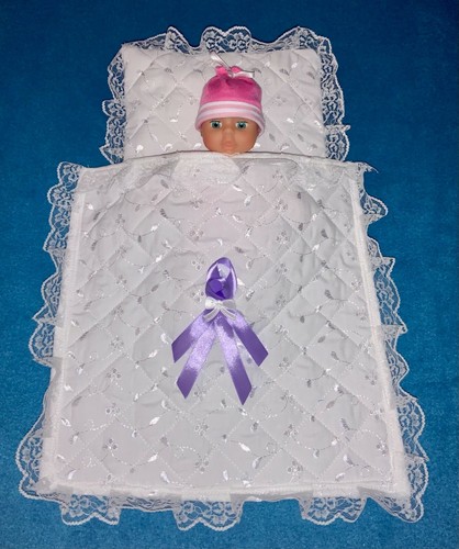 Dolls quilted broderie - quilted,