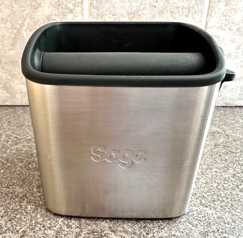 Sage mini knock box silver - silver, /