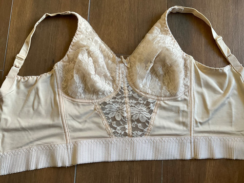 Vtg long line - beige, bra