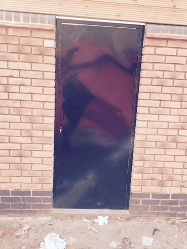 Mild steel security door - steel,