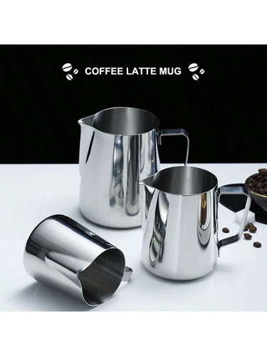 Stainless steel milk jug - stainless,