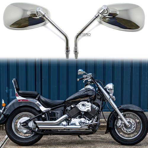 Chrome 10mm rear mirrors - chrome,