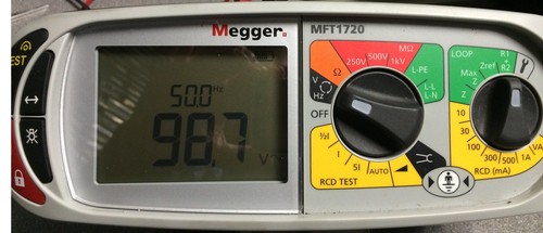 Calibration megger mft1720 - of,