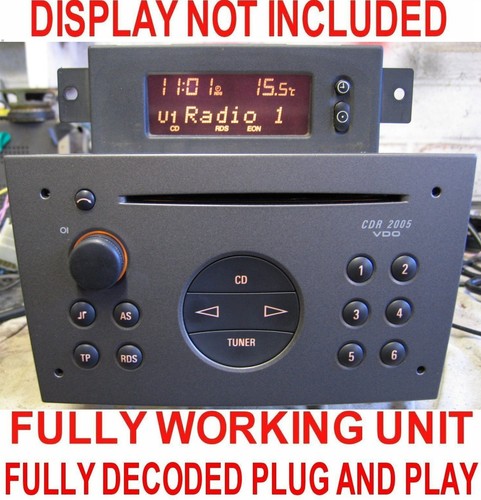 Vauxhall vdo cdr 2005 - vauxhall,